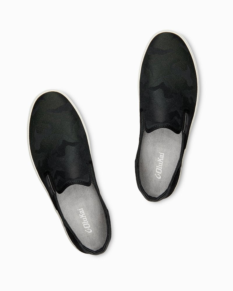 OluKai® Lae'ahi Pa'i Slip-On Sneakers Lava Rock | Tommy Bahama Value - OluKai® Lae'ahi Pa'i Slip-On Sneakers