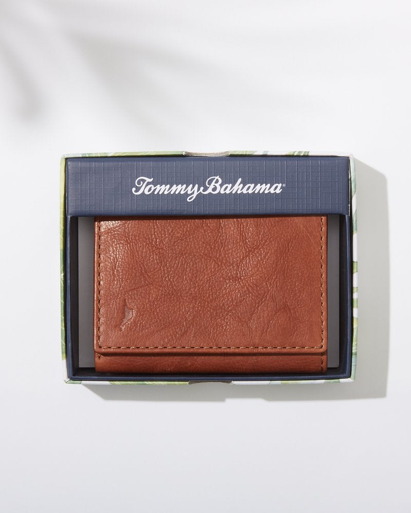 Crunch Trifold Wallet Tan | Tommy Bahama Sale - Crunch Trifold Wallet