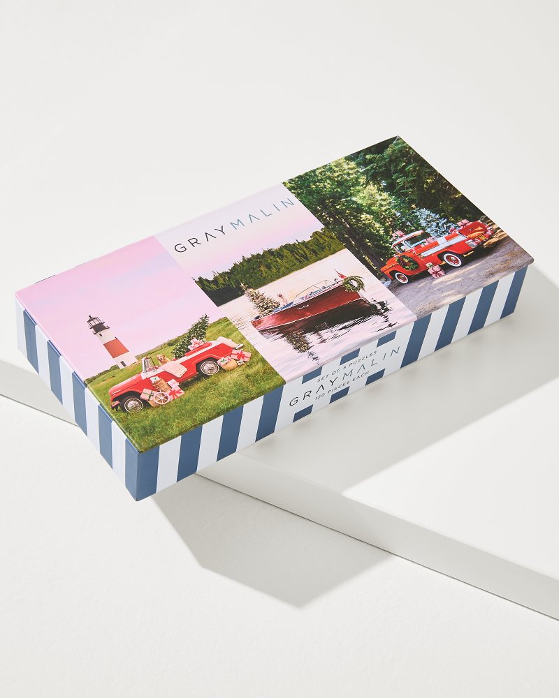 Gray Malin's The Holiday 3-in-1 Puzzle Set Multicolor | Tommy Bahama Sale - Gray Malin's The Holiday 3-in-1 Puzzle Set