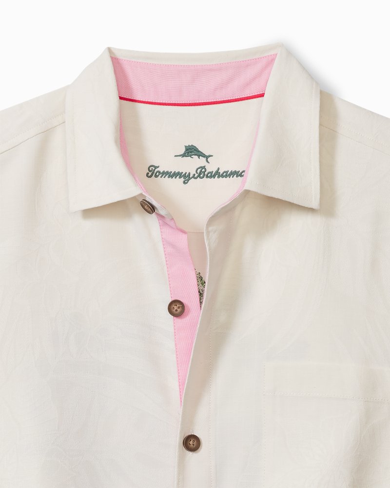 Big & Tall Surf the Yule Tide Silk Camp Shirt Continental | Tommy Bahama Signature - Big & Tall Surf the Yule Tide Silk Camp Shirt
