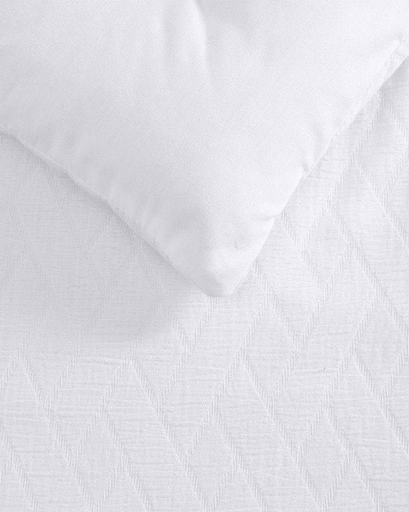 Wicker Woven 3-Piece King Comforter Set White | Tommy Bahama Quality - Wicker Woven 3-Piece King Comforter Set