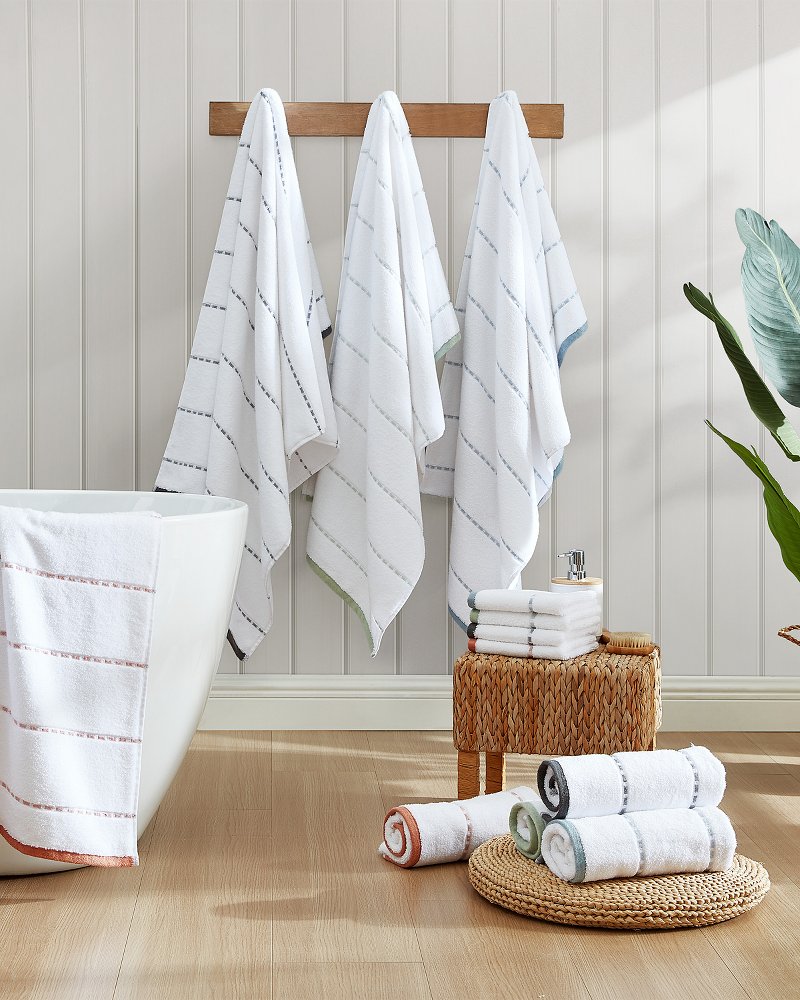 Ridley Clay 3-Piece Towel Set Clay | Tommy Bahama Value - Ridley Clay 3-Piece Towel Set