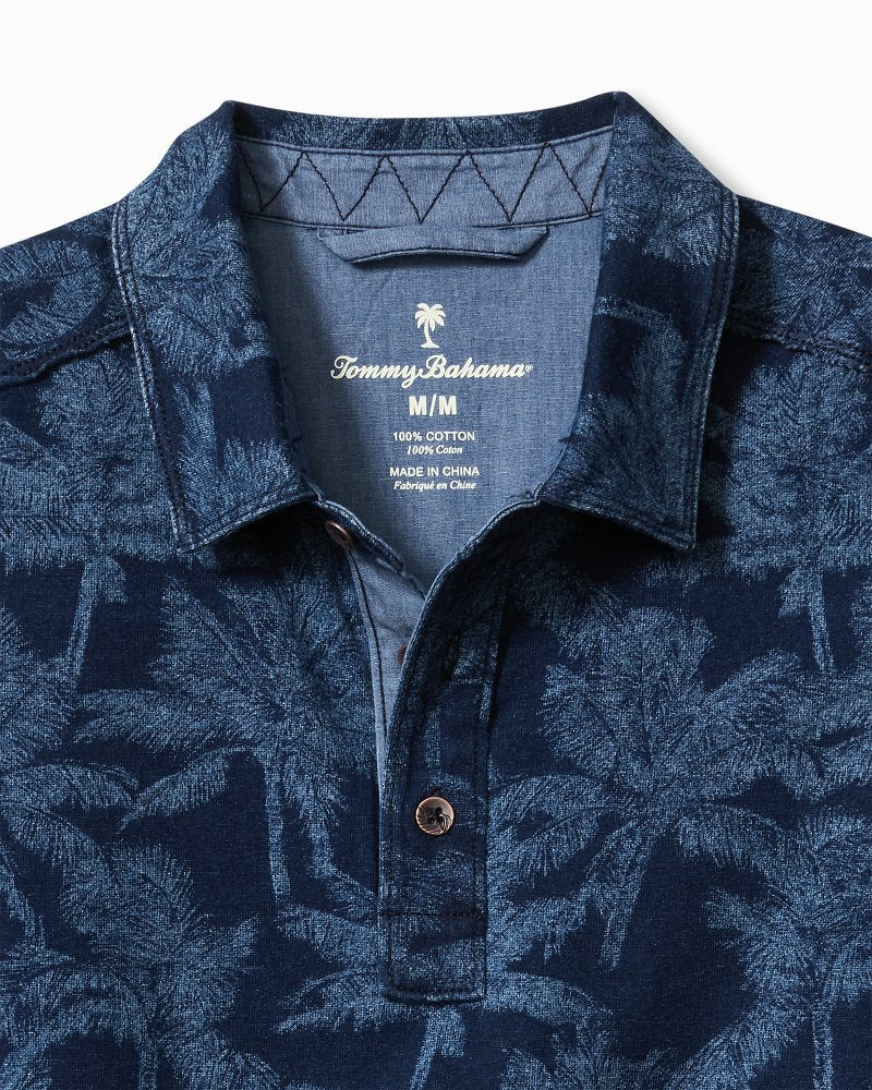 Palm Impressions Polo Indigo | Tommy Bahama Trending - Palm Impressions Polo