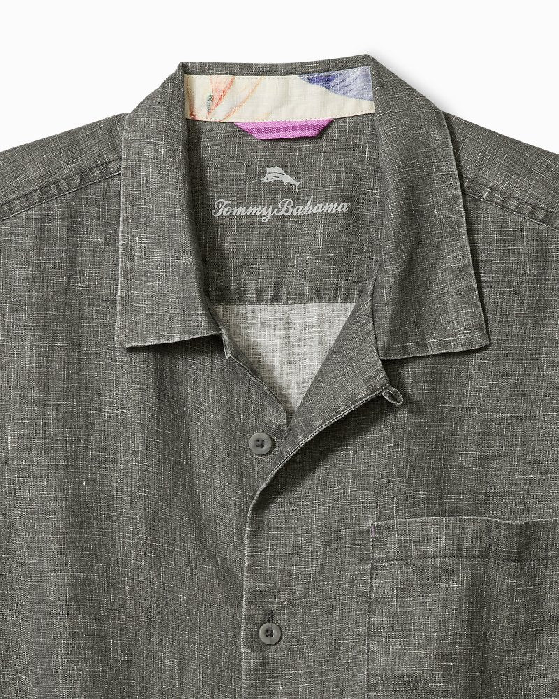 Sea Glass Camp Shirt Gunmetal | Tommy Bahama Trending - Sea Glass Camp Shirt