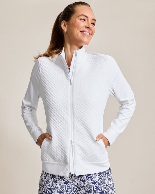 Aubrey Quilted Hybrid Jacket White | Tommy Bahama Smart Buy - Aubrey Quilted Hybrid Jacket