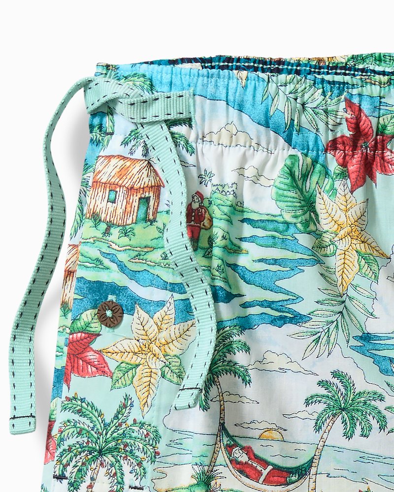 Big & Tall Jersey Long Sleeve & Pants Pajama Set Big Sky Blue | Tommy Bahama Top Pick - Big & Tall Jersey Long Sleeve & Pants Pajama Set