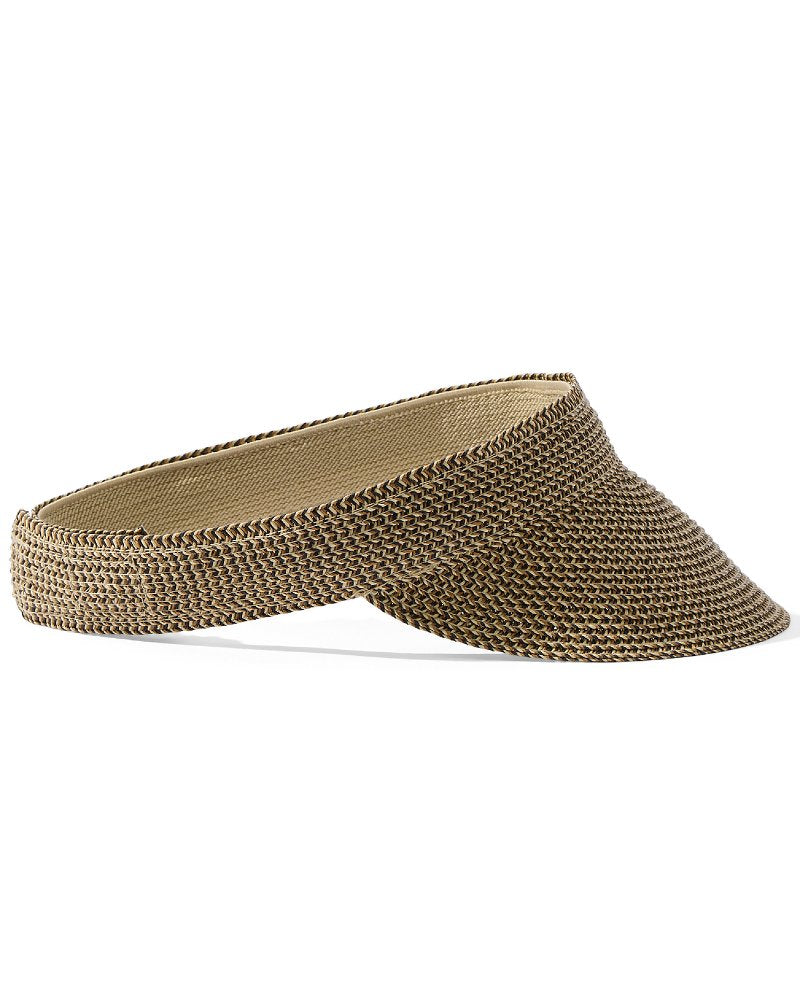 Ultra-Braid Packable Visor Brown Multi | Tommy Bahama Essential - Ultra-Braid Packable Visor