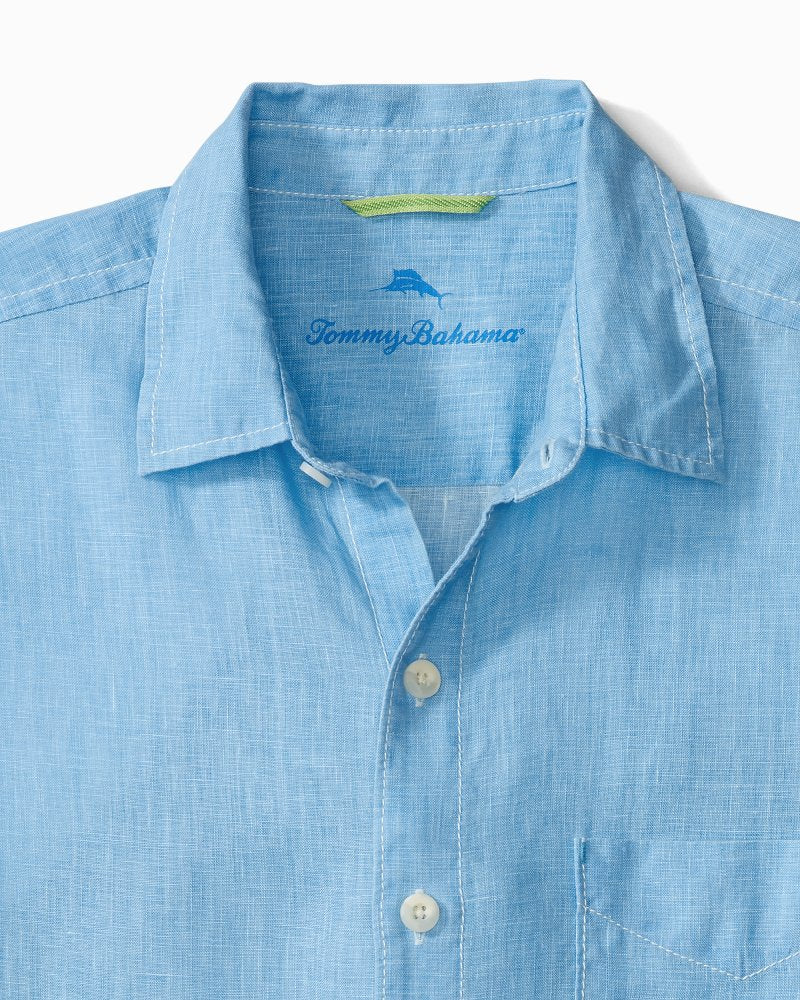 Sea Glass Breezer Linen Shirt Blue Yonder | Tommy Bahama Essential - Sea Glass Breezer Linen Shirt