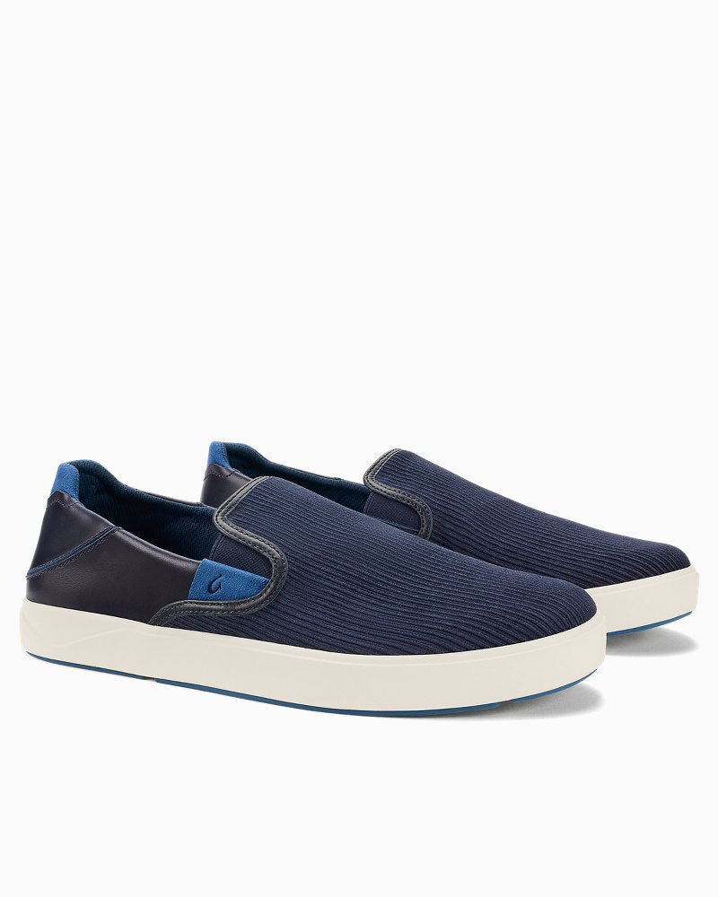 OluKai® Lae'ahi Kapa Corduroy Slip-On Sneakers Trench Blue | Tommy Bahama Quality - OluKai® Lae'ahi Kapa Corduroy Slip-On Sneakers