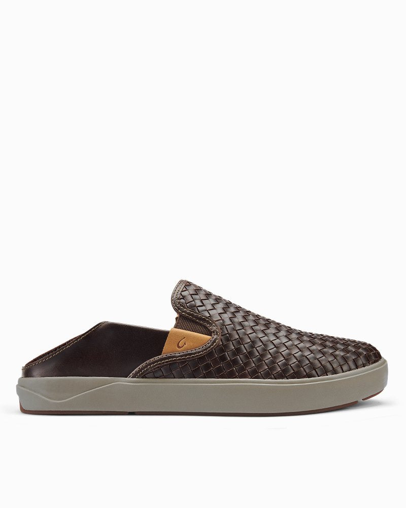 OluKai® Lae'ahi Lauhala Slip-On Sneakers Dark Wood | Tommy Bahama Best Price - OluKai® Lae'ahi Lauhala Slip-On Sneakers