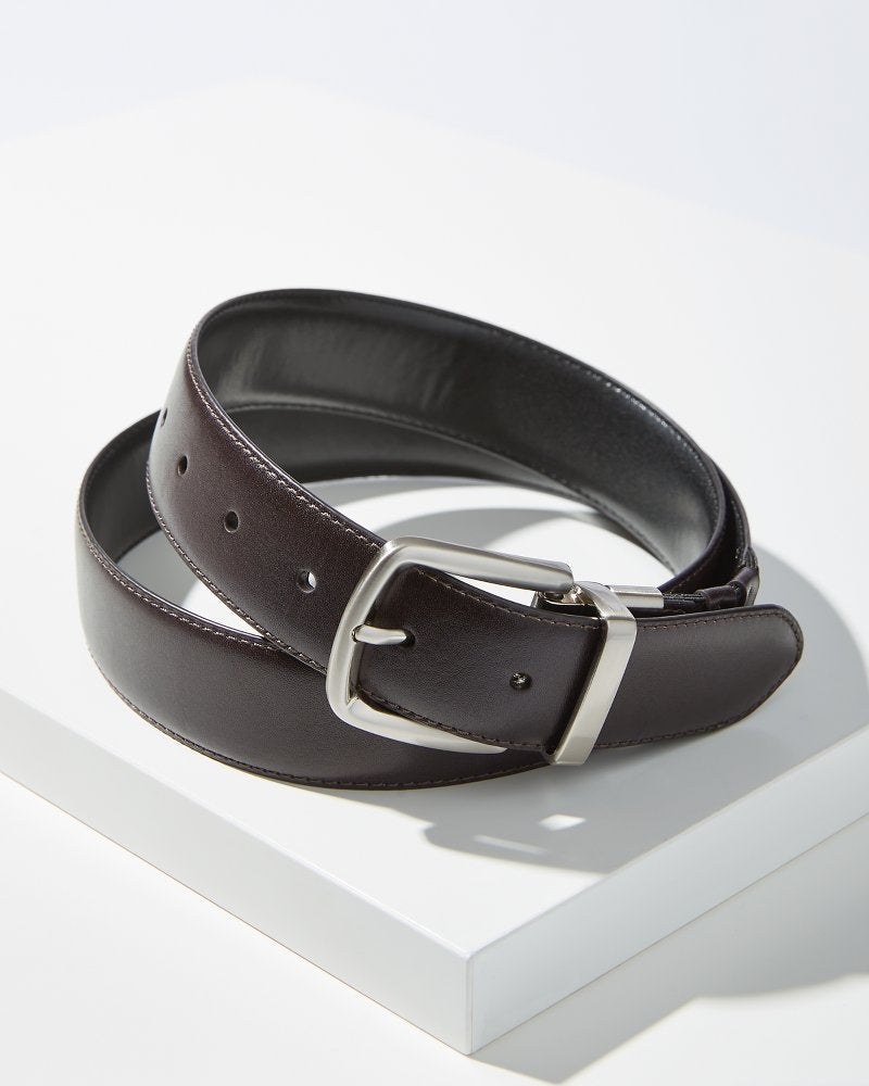 Reversible Performance Belt Brown/Black | Tommy Bahama Trusted - Reversible Performance Belt