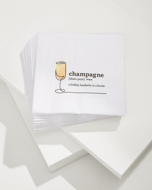 Champagne Cocktail Napkins White | Tommy Bahama Discount - Champagne Cocktail Napkins