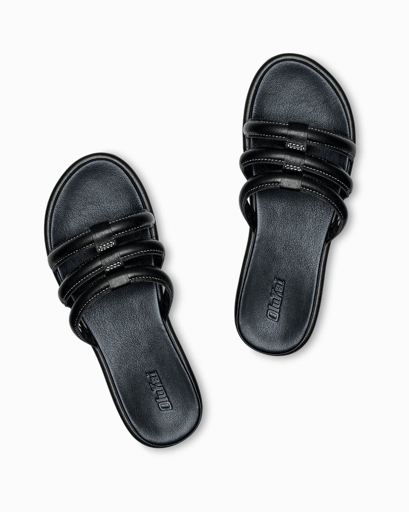 Olukai® Tiare Slide Sandals Black | Tommy Bahama Popular - Olukai® Tiare Slide Sandals
