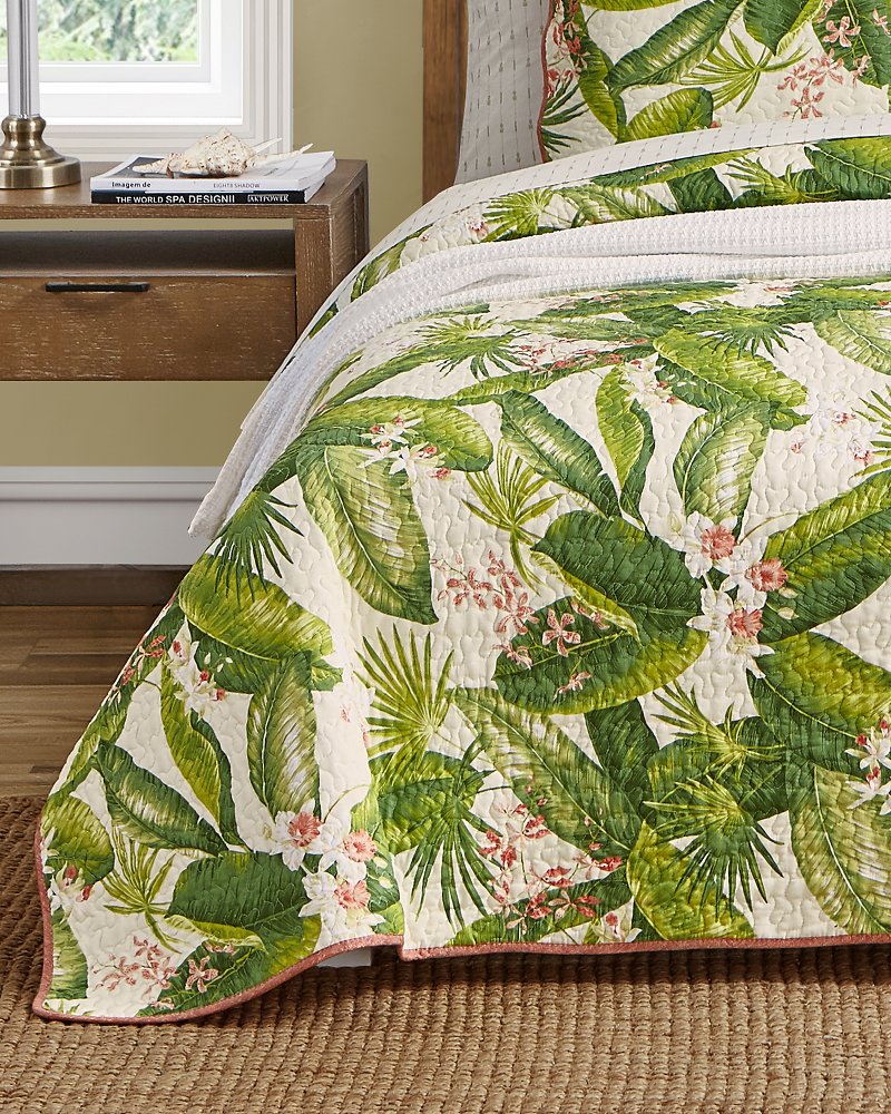 Aregada Dock 2-Piece Twin Quilt Set Brown | Tommy Bahama Best Seller - Aregada Dock 2-Piece Twin Quilt Set