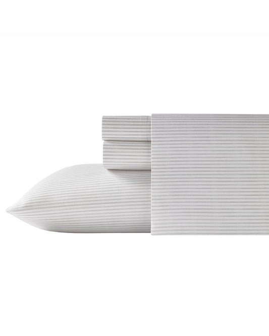 Paloma Stripe 4-Piece King Sheet Set Grey | Tommy Bahama Best Seller - Paloma Stripe 4-Piece King Sheet Set