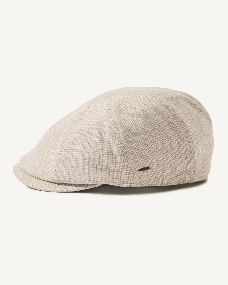 Jeth 8-Panel Cap Chalk Plaid | Tommy Bahama Value - Jeth 8-Panel Cap