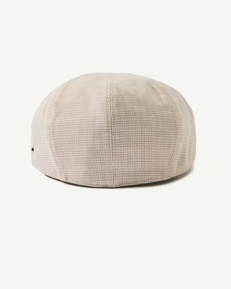 Jeth 8-Panel Cap Chalk Plaid | Tommy Bahama Value - Jeth 8-Panel Cap