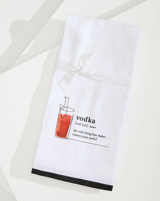 Vodka Bar Towel White | Tommy Bahama Special Offer - Vodka Bar Towel