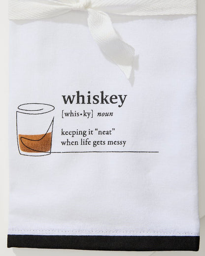 Whiskey Bar Towel White | Tommy Bahama Customer Favorite - Whiskey Bar Towel