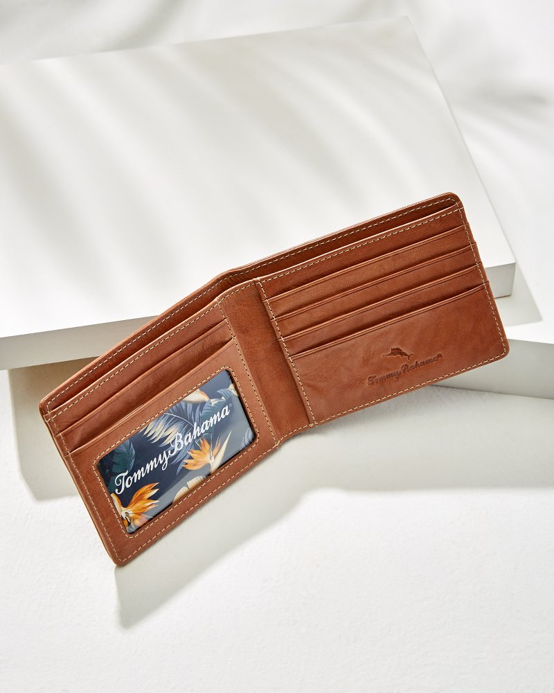 Crunch Slimfold Wallet Tan | Tommy Bahama Everyday - Crunch Slimfold Wallet