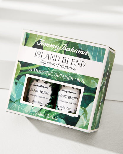 Island Blend Ceramic Pineapple Diffuser Oil Refill Set Island Blend | Tommy Bahama Best Seller - Island Blend Ceramic Pineapple Diffuser Oil Refill Set