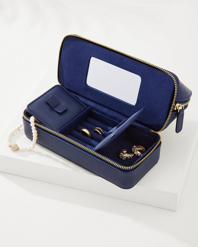 Abby Navy Pineapple Travel Organizer Navy | Tommy Bahama Top Pick - Abby Navy Pineapple Travel Organizer