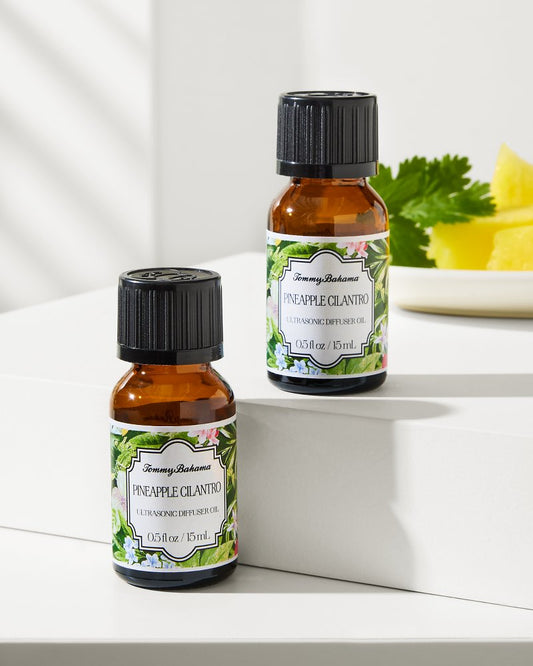 Pineapple Cilantro Ceramic Pineapple Diffuser Oil Refill Set Pineapple Cilantro | Tommy Bahama Great Value - Pineapple Cilantro Ceramic Pineapple Diffuser Oil Refill Set