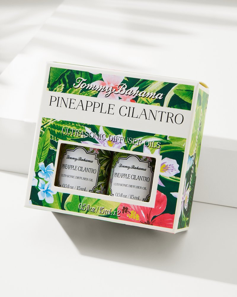Pineapple Cilantro Ceramic Pineapple Diffuser Oil Refill Set Pineapple Cilantro | Tommy Bahama Great Value - Pineapple Cilantro Ceramic Pineapple Diffuser Oil Refill Set