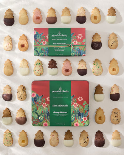 Tommy Bahama x Honolulu Cookie Company®  Mele Kalikimaka Gift Box Red | Tommy Bahama Customer Favorite - Tommy Bahama x Honolulu Cookie Company®  Mele Kalikimaka Gift Box
