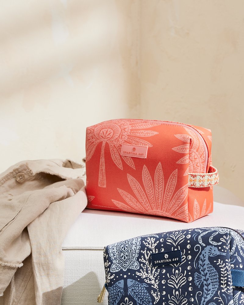Palmetto Frond Cosmetic Case Palmetto Frond | Tommy Bahama Hot Sale - Palmetto Frond Cosmetic Case