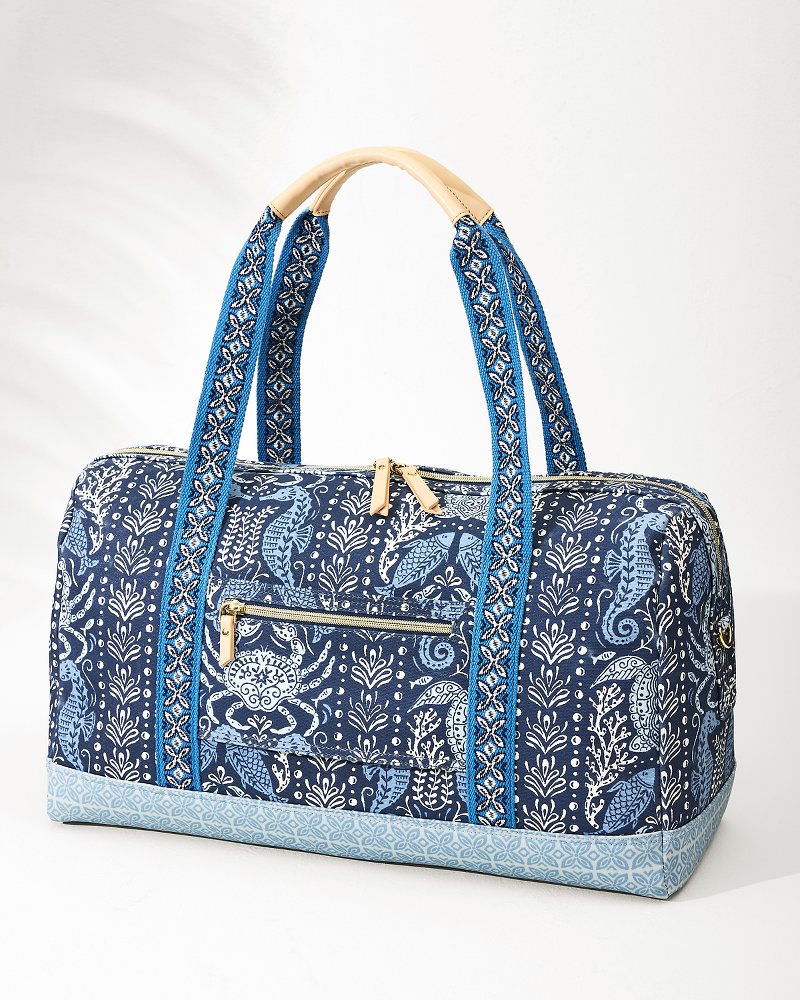 Hamilton Sealife Fiesta Duffel Bag Sea Life | Tommy Bahama Trending - Hamilton Sealife Fiesta Duffel Bag