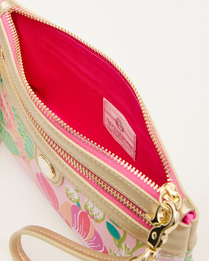 Flamingo Pineapple Tassel Wristlet Pink Multi | Tommy Bahama Recommended - Flamingo Pineapple Tassel Wristlet
