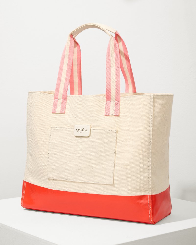 Embroidered Red Crab Beach Tote Red Crab | Tommy Bahama Special Offer - Embroidered Red Crab Beach Tote