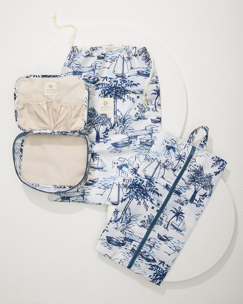 Daise Seascape Packing Cube 6-Piece Set Daise Seascape | Tommy Bahama Featured - Daise Seascape Packing Cube 6-Piece Set