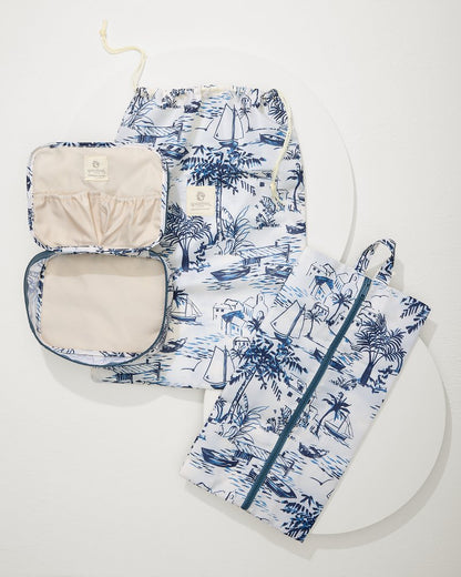 Daise Seascape Packing Cube 6-Piece Set Daise Seascape | Tommy Bahama Featured - Daise Seascape Packing Cube 6-Piece Set
