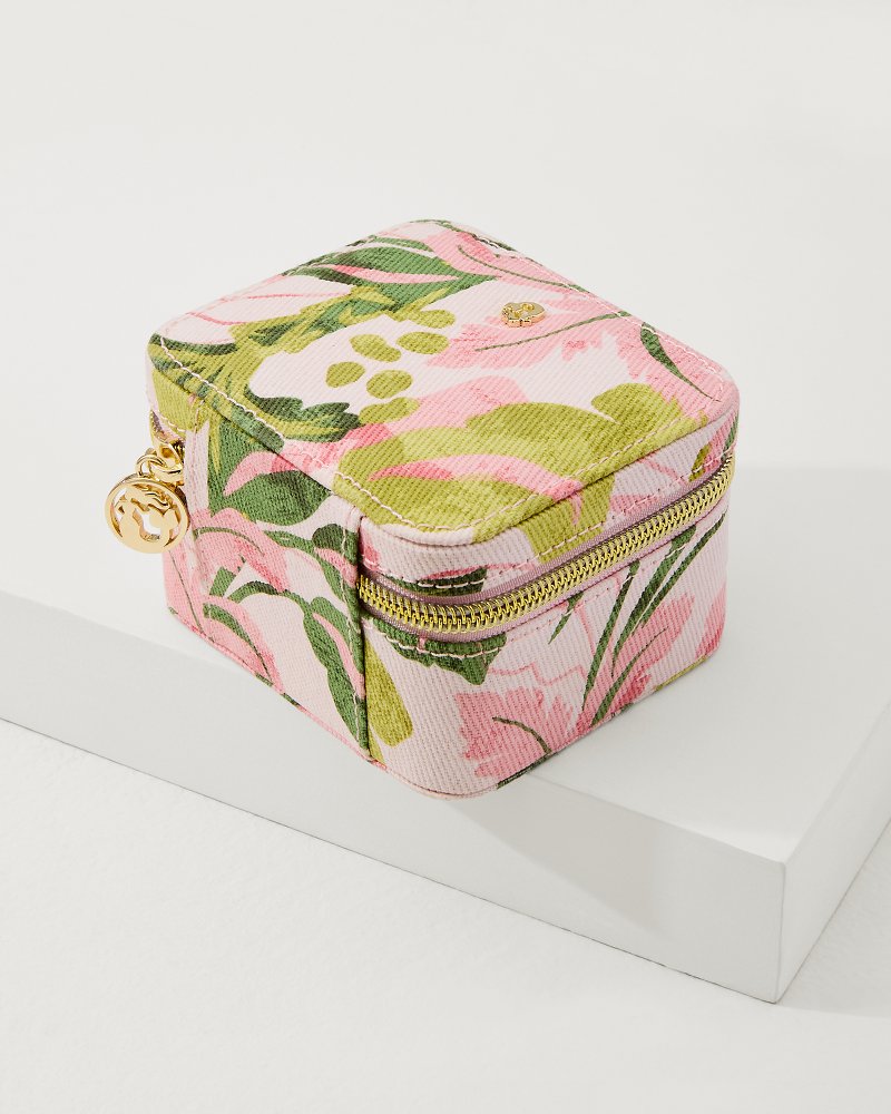 Palm Paradise Stow & Go Jewelry Travel Case Spartinapalm Paradise | Tommy Bahama Customer Favorite - Palm Paradise Stow & Go Jewelry Travel Case