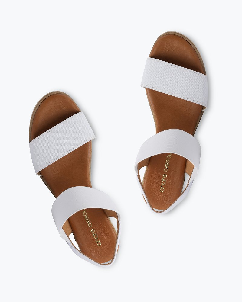 André Assous Neveah Wedge Sandals White | Tommy Bahama Exclusive - André Assous Neveah Wedge Sandals
