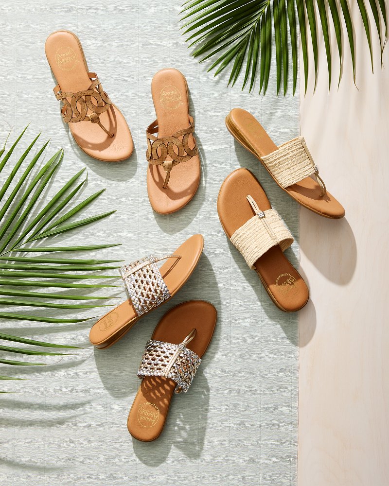 André Assous Nice Featherweights™ Raffia Sandals Natural | Tommy Bahama Customer Favorite - André Assous Nice Featherweights™ Raffia Sandals