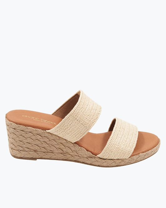 André Assous Nori Espadrille Wedge Sandals Natural | Tommy Bahama Quality - André Assous Nori Espadrille Wedge Sandals