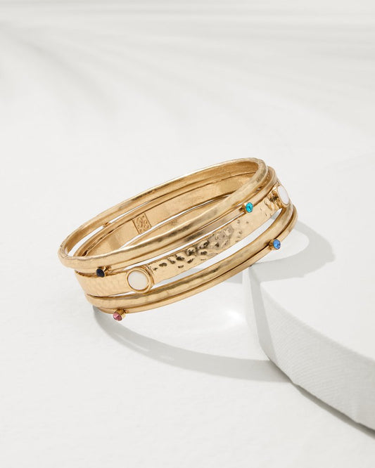 Tidal Treasure Shell Bracelet Set Gold | Tommy Bahama Popular - Tidal Treasure Shell Bracelet Set