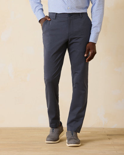 Big & Tall On Par IslandZone® Flat-Front Pants Belmont Blue | Tommy Bahama Discount - Big & Tall On Par IslandZone® Flat-Front Pants