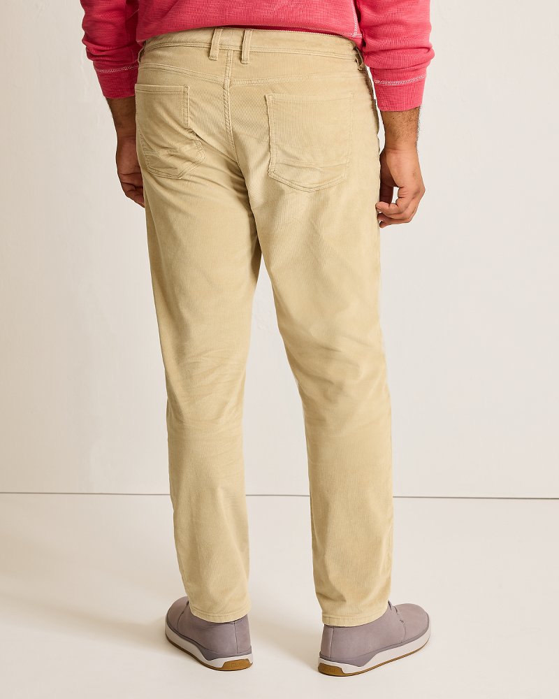 Big & Tall Sea Coast Corduroy 5-Pocket Pants Stone Khaki | Tommy Bahama Top Pick - Big & Tall Sea Coast Corduroy 5-Pocket Pants