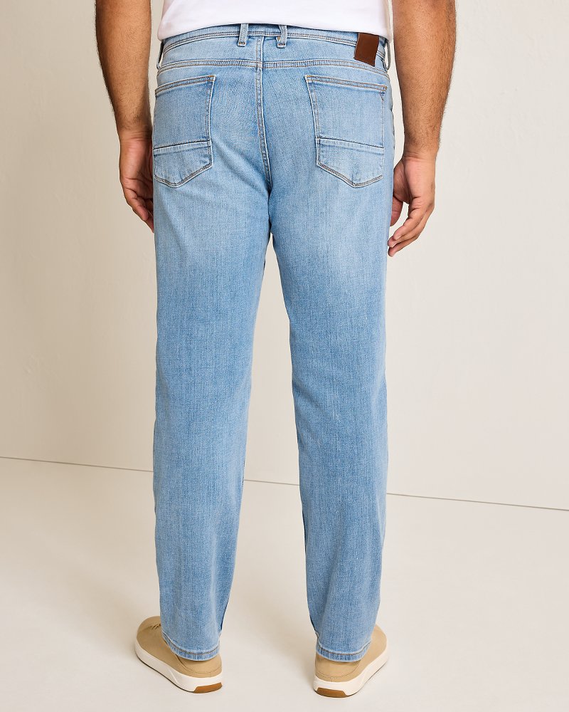 Big & Tall Indigo Palms™ Jeans Light Indigo Wash | Tommy Bahama Exclusive - Big & Tall Indigo Palms™ Jeans