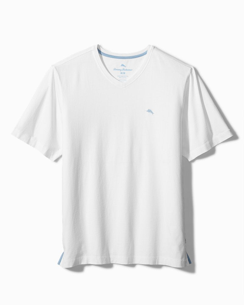 Big & Tall New Bali Skyline V-Neck T-Shirt White | Tommy Bahama New - Big & Tall New Bali Skyline V-Neck T-Shirt