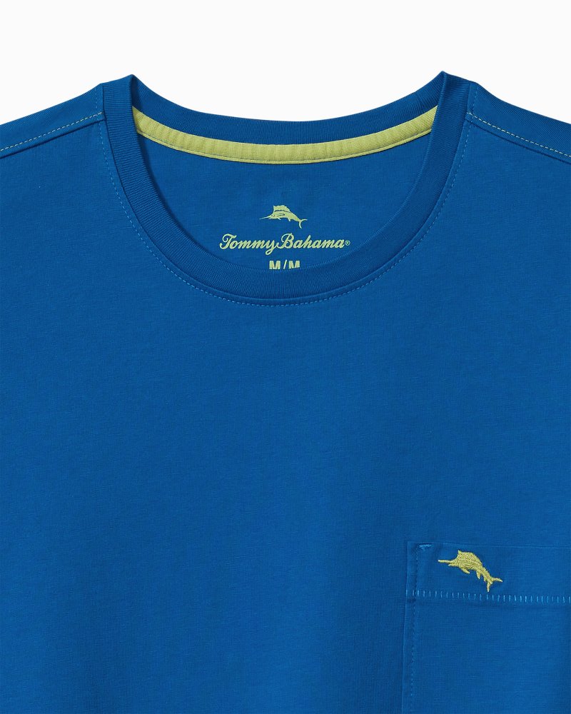 Big & Tall Bali Skyline T-Shirt Cobalt Sea | Tommy Bahama Deals - Big & Tall Bali Skyline T-Shirt