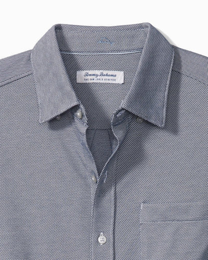 Big & Tall San Lucio Knit Stretch Shirt Bering Blue | Tommy Bahama Trending - Big & Tall San Lucio Knit Stretch Shirt