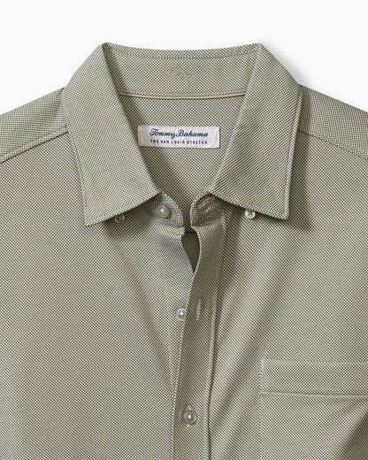 Big & Tall San Lucio Knit Stretch Shirt Dark Fern | Tommy Bahama Deals - Big & Tall San Lucio Knit Stretch Shirt