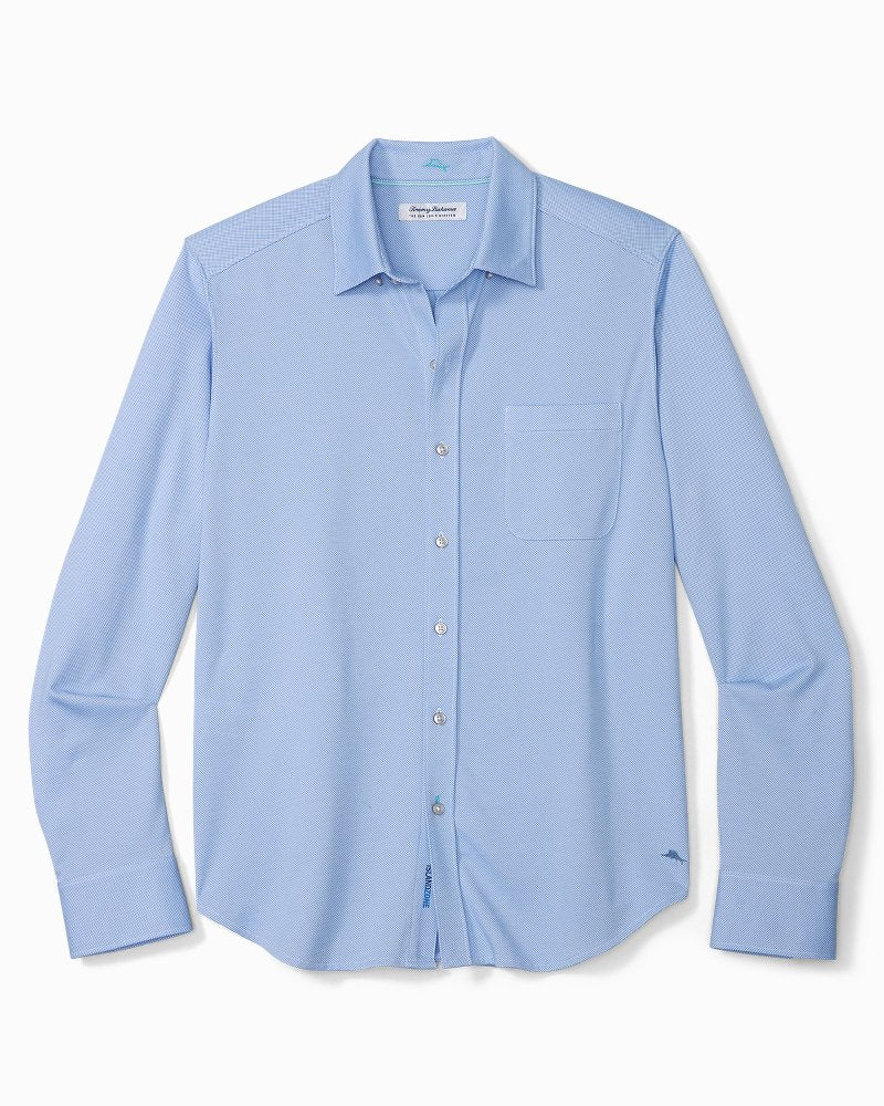 Big & Tall San Lucio Knit Stretch Shirt Rip Tide | Tommy Bahama Latest - Big & Tall San Lucio Knit Stretch Shirt