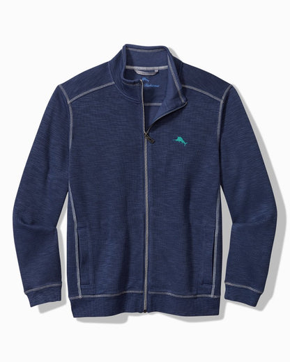 Big & Tall Tobago Bay Full-Zip Sweatshirt Island Navy | Tommy Bahama Top Pick - Big & Tall Tobago Bay Full-Zip Sweatshirt