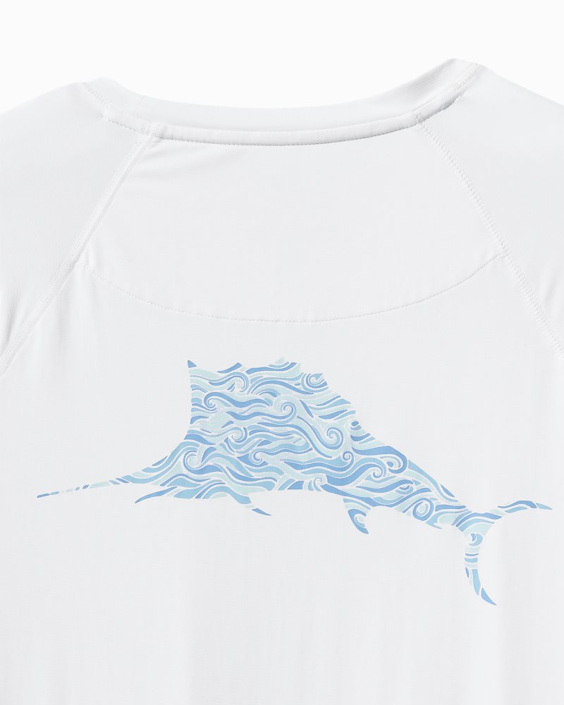 Big & Tall Chill Time Surf IslandZone® Rash Guard White | Tommy Bahama Hot Sale - Big & Tall Chill Time Surf IslandZone® Rash Guard